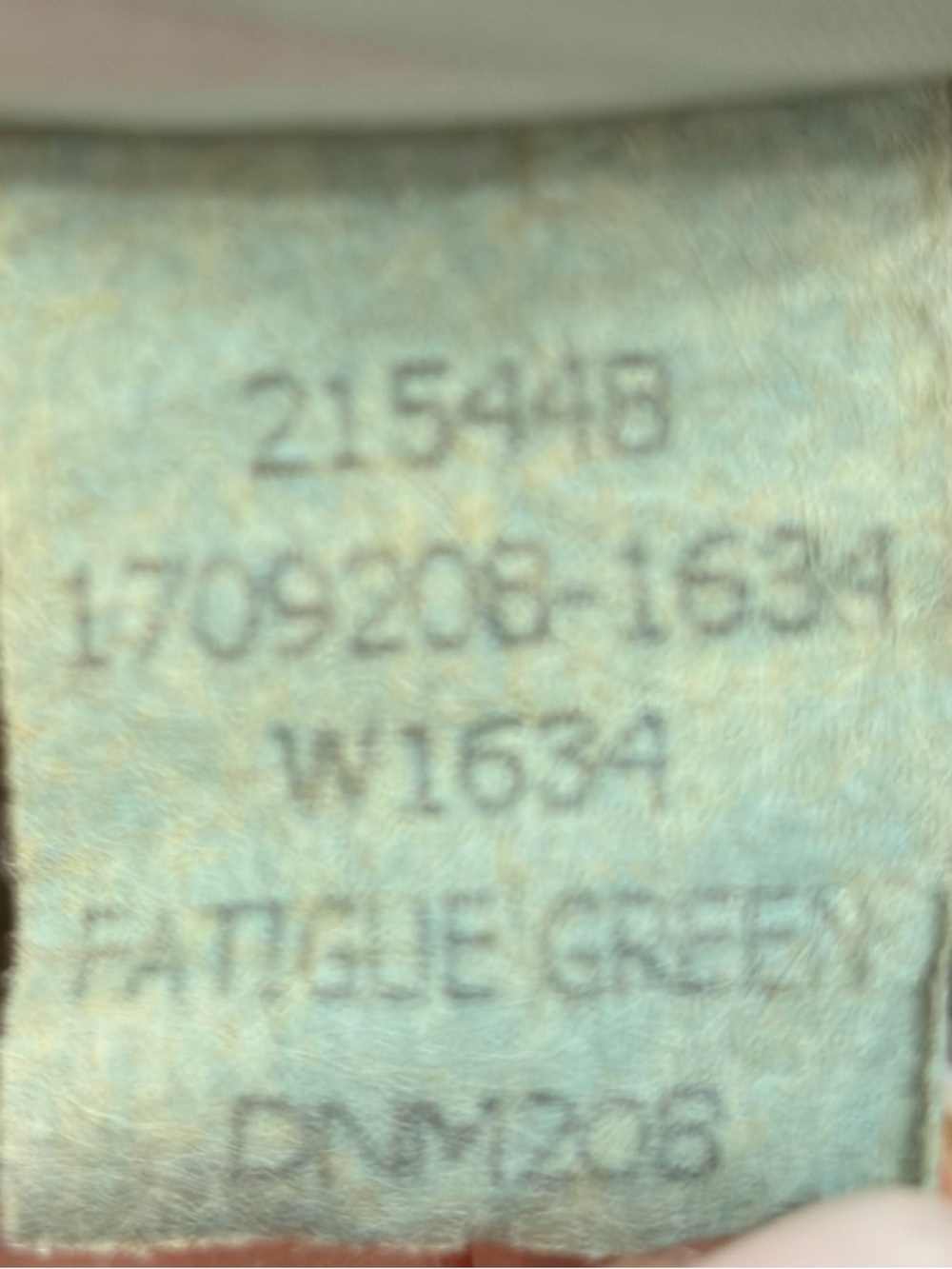 PAIGE Denim Marley Skinny Moto Jean in Fatigue Green (27) - Picture 7 of 10